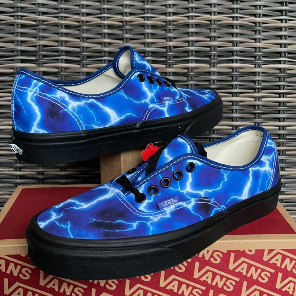 Vans Authentic Lightning Black/Blue MENS